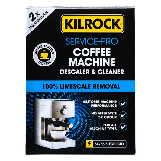 Kilrock Espresso and Coffee Machine Descaler & Cleaner Service Pro  (2 x 150ml)