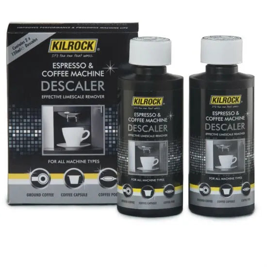 Kilrock Espresso and Coffee Machine Descaler & Cleaner Service Pro  (2 x 150ml)
