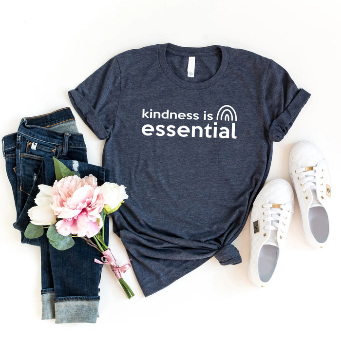 Kindness is Essential graphic t-shirt, product photo 2