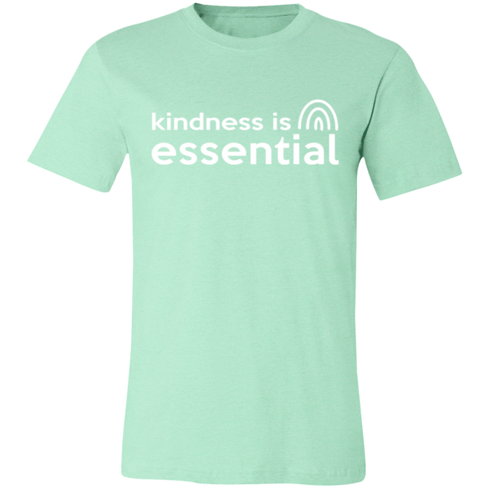 Kindness is Essential graphic t-shirt in Heather Mint