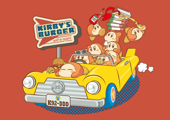 Kirby Ichiban Kuji- Kirby's Burger Cushion Plush