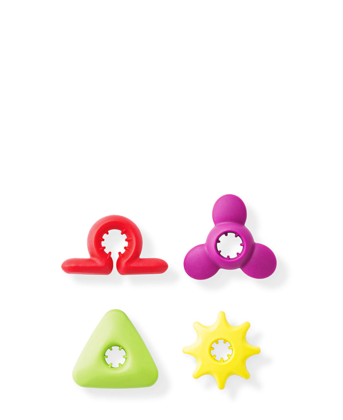 Kitchen Life 4 Piece Silicon Spoons Up Holder Set - Assorted