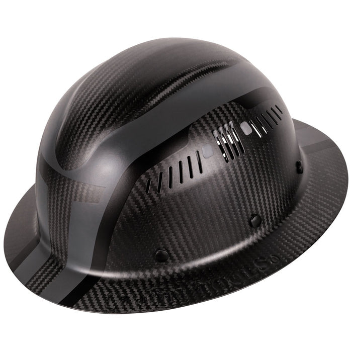 Klein Carbon Fiber Full Brim Hard Hat, Spartan Vented #60513