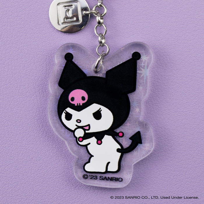Kuromi Beaded Charm Mobile Phone Wrist Strap Accessory Hamee.com - Hamee US
