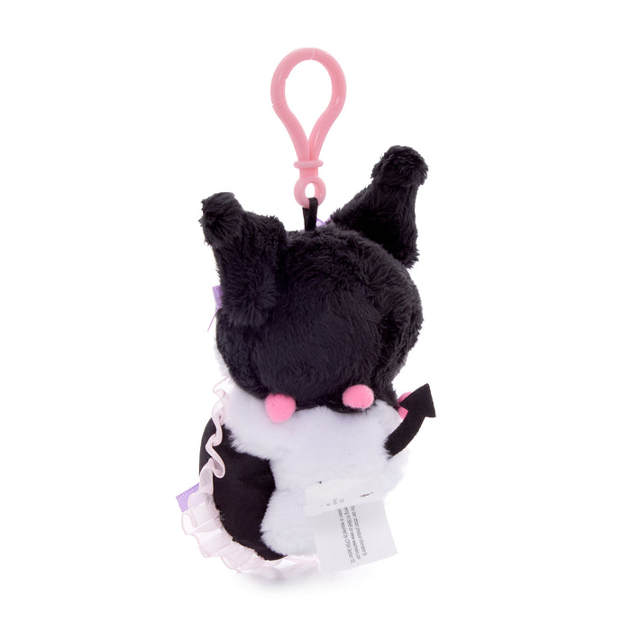 Kuromi Lovely Ribbons Mascot Clip Plush NAKAJIMA CORPORATION