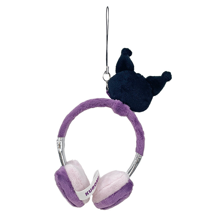Kuromi Plush Headphones Bag Charm Accessory Global Original