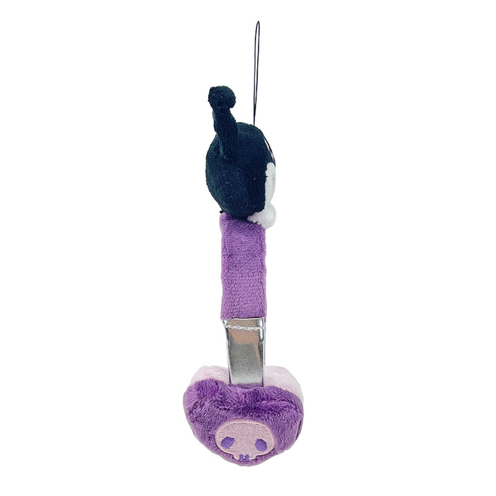 Kuromi Plush Headphones Bag Charm Accessory Global Original