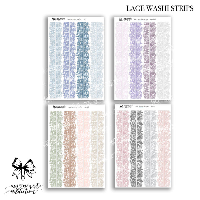 Lace Washi Strips
