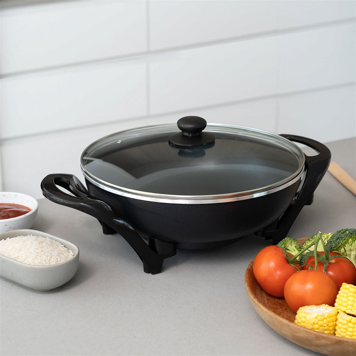 Large Electric Wok -Home Living Store - -