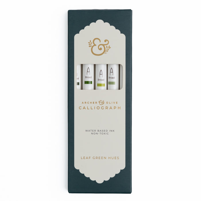 Leaf Green Hues Set - Archer and Olive