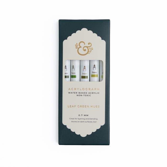 Leaf Green Hues Set - Archer and Olive