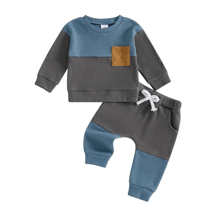 LENNY Color Block Pocket Outfit