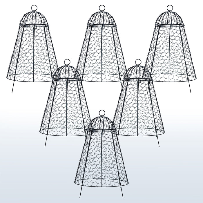 Life Finds by VIVO Chicken Wire Garden Cloche Set (x6)