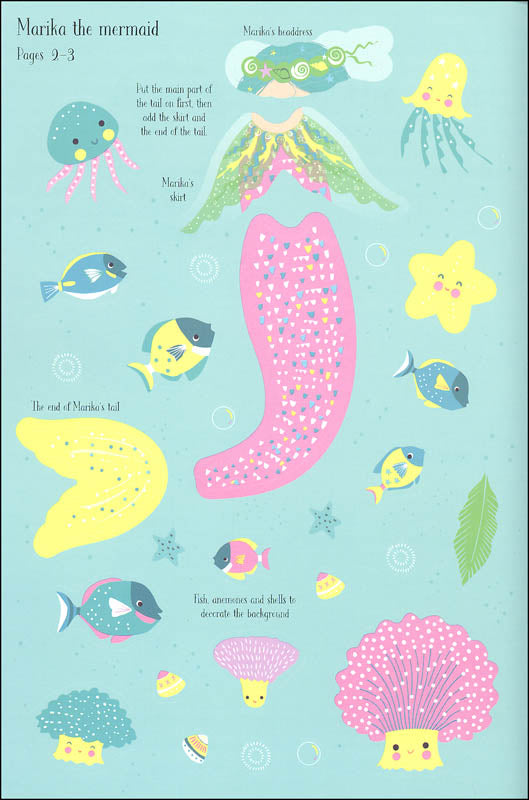 Little Sticker Dressing Mermaid