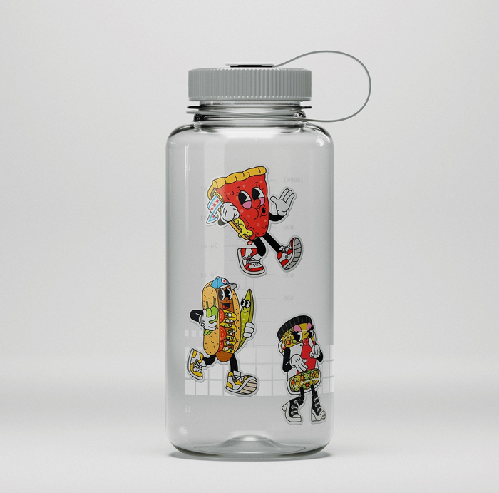 Local Style Character Stickers 5-Pack