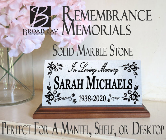 Loved One Memorial Plaque for Home