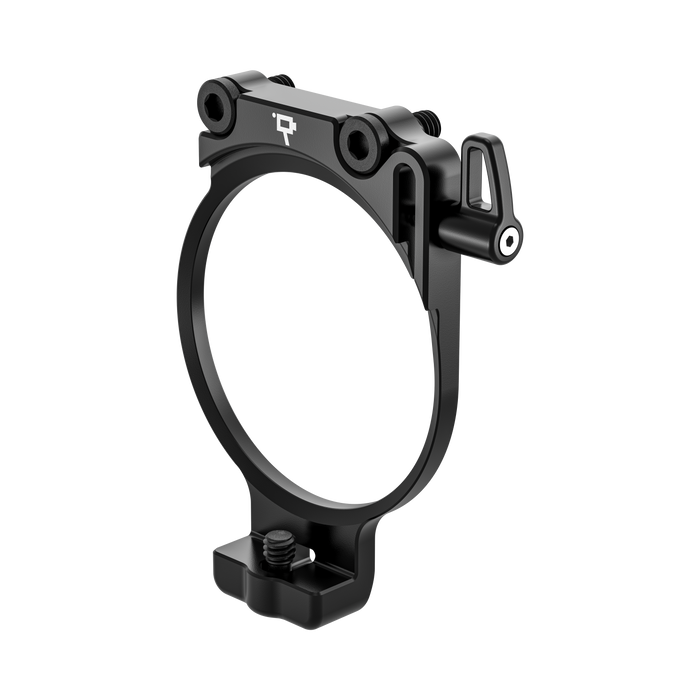 wooden camera LPL lens support for canon eos c50 - angle front