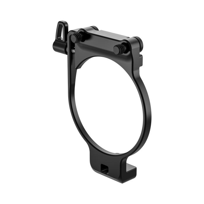 wooden camera LPL lens support for canon eos c50 - angle back
