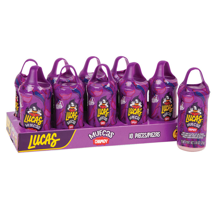 Lucas Muecas Chamoy Candy Tubes - 10 Count