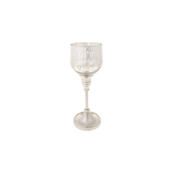 LUCCA  ŞAMDAN TEALIGHT MUMLUK  2, SILVER