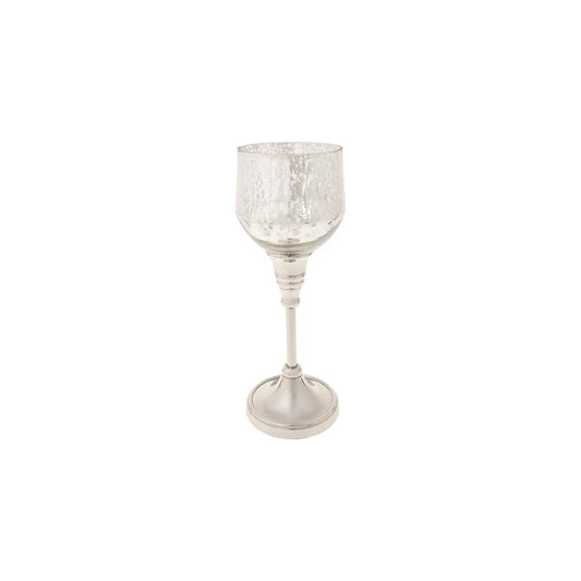 LUCCA  ŞAMDAN TEALIGHT MUMLUK  2, SILVER