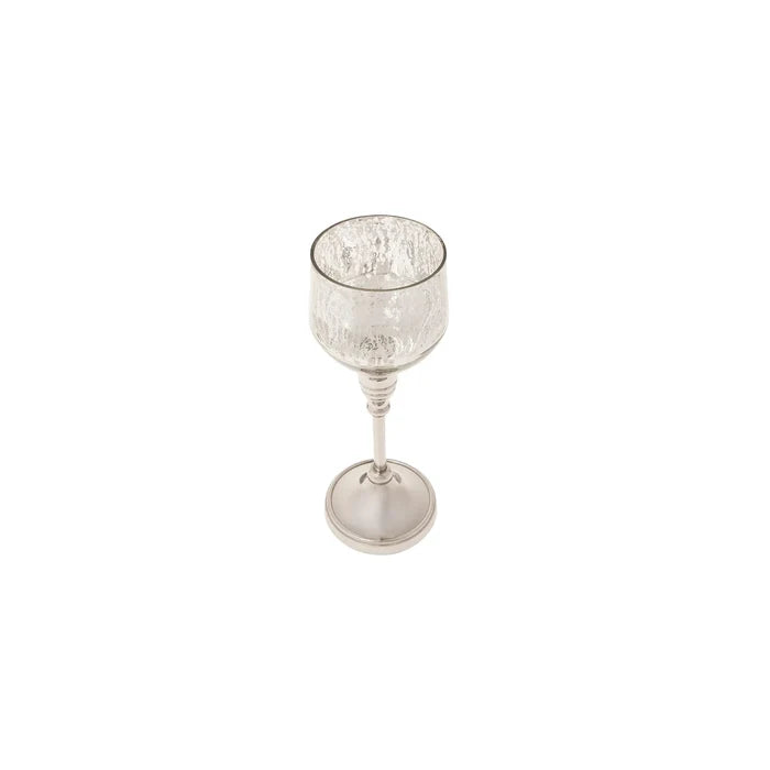 LUCCA  ŞAMDAN TEALIGHT MUMLUK  2, SILVER