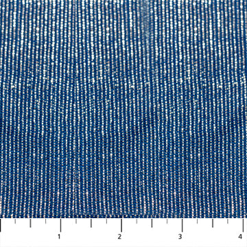 Lurex Woven Navy & Silver Fabric, Northcott