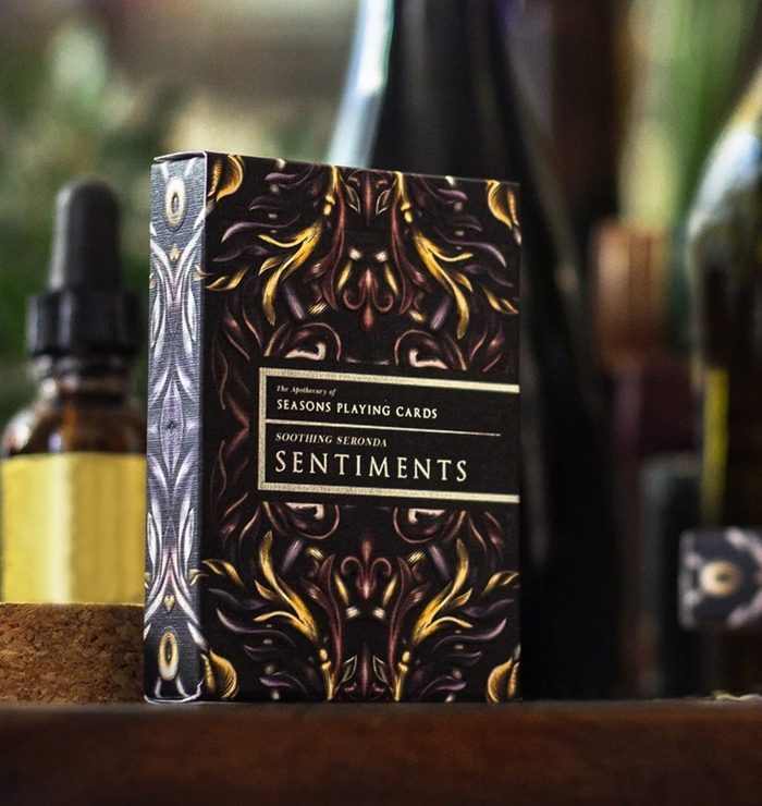 Luxury Apothecary (Sentiments) Playing Cards by Seasons Playing Cards