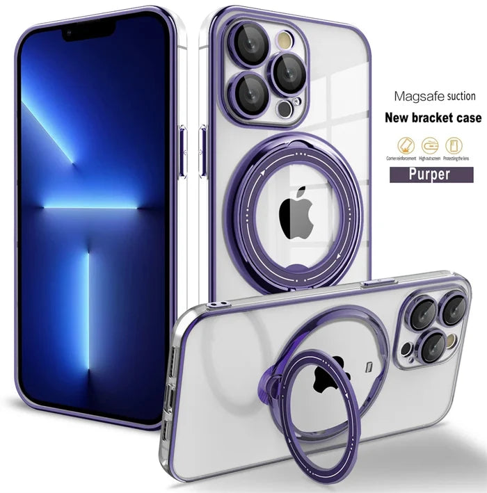 Case & Holder / Purple / For iPhone 11