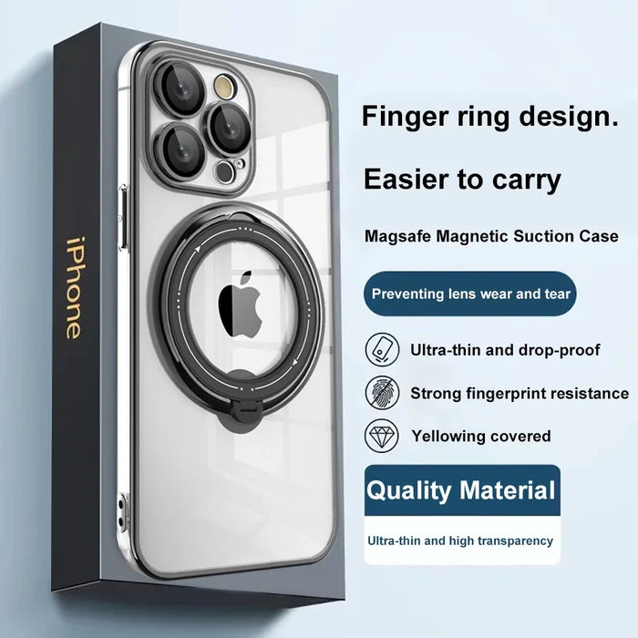IPhone case with finger ring.