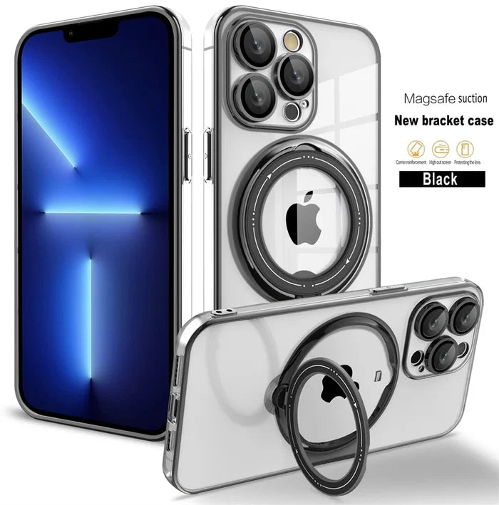 Case & Holder / Black / For iPhone XS Max