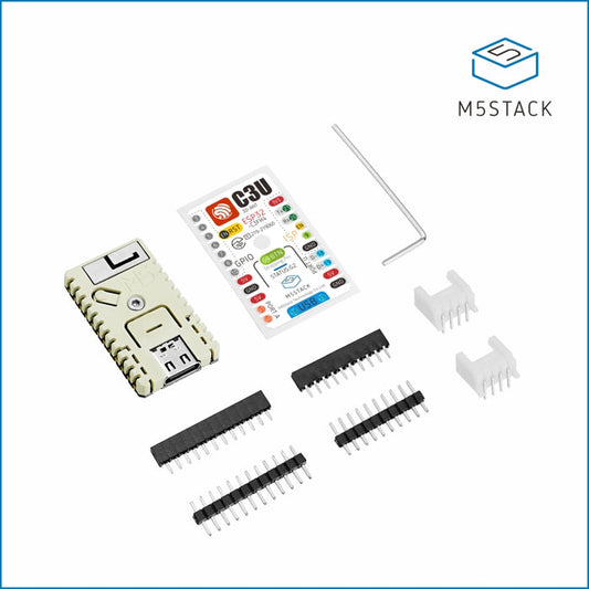 M5Stamp C3U Mate with Pin Headers - m5stack-store