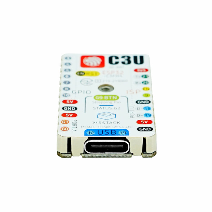 M5Stamp C3U Mate with Pin Headers - m5stack-store