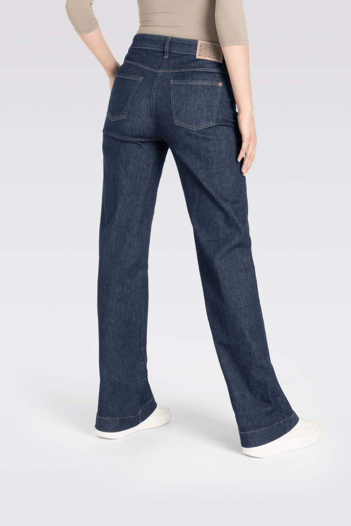 MAC Dream Wide Authentic Stretch Denim Jeans Fashion Rinsed 5228 - 90 - 0387L - D683 - Dotique