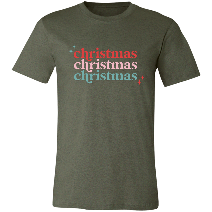 Magical Christmas graphic t-shirt in Heather Military Green