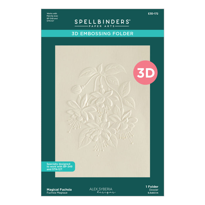 Magical Fuchsia 3D Embossing Folder