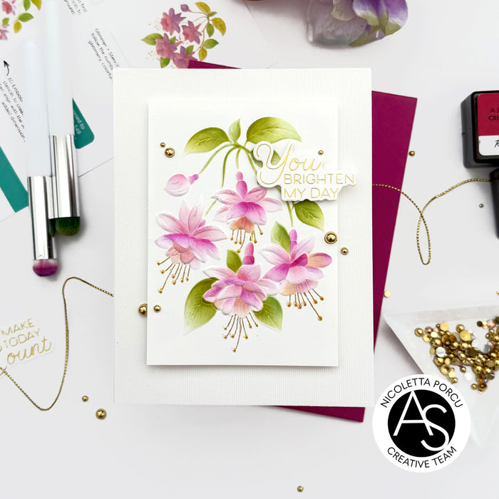 Magical Fuchsia 3D Embossing Folder