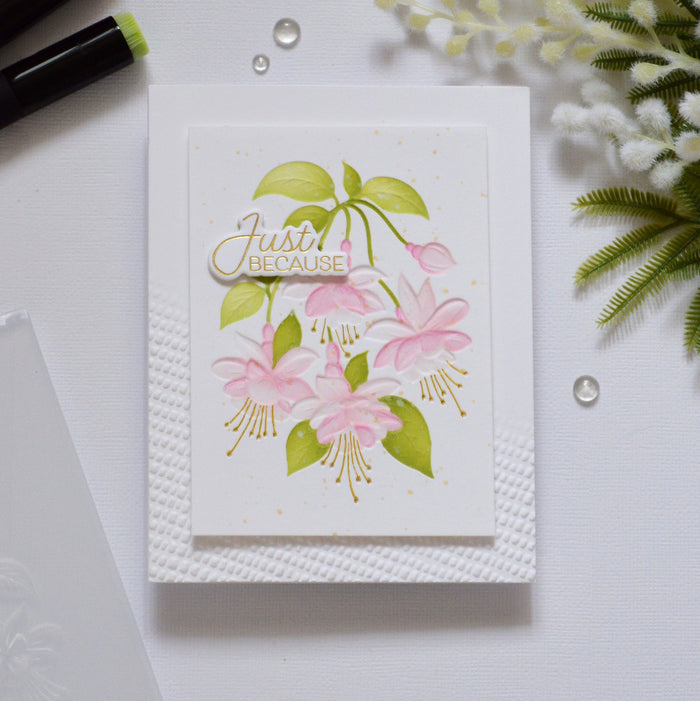 Magical Fuchsia 3D Embossing Folder