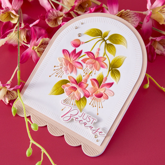 Magical Fuchsia 3D Embossing Folder