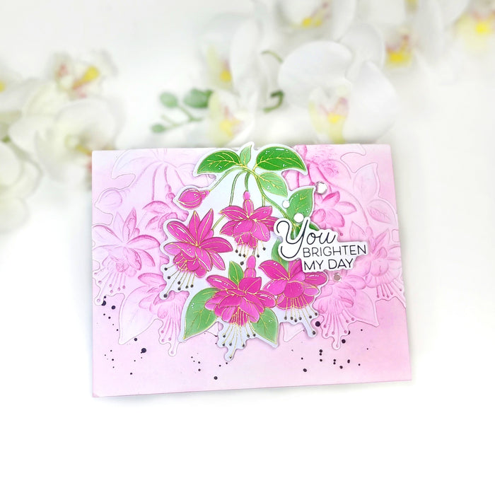 Magical Fuchsia 3D Embossing Folder