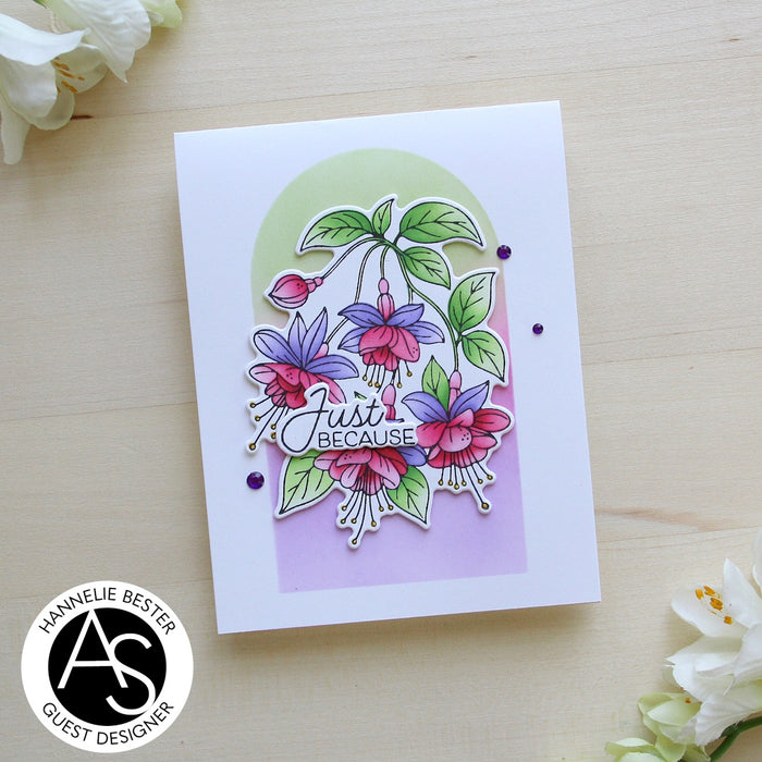 Magical Fuchsia Layered Stencil