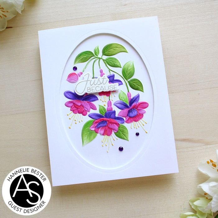 Magical Fuchsia Layered Stencil