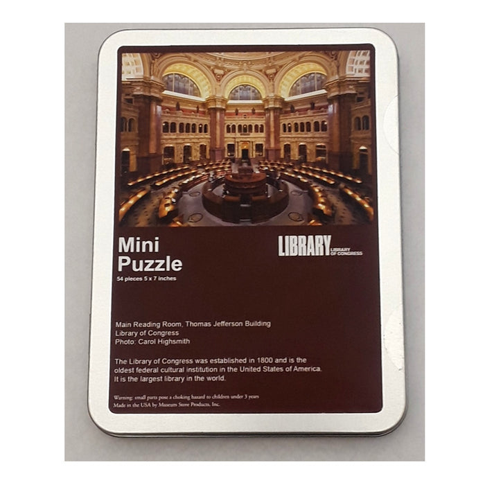 Main Reading Room Mini Puzzle - Library of Congress Shop