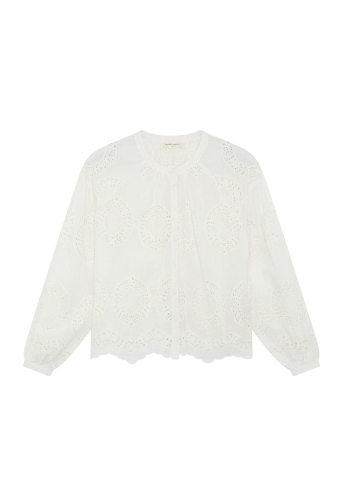 Maison Hotel Bath Rose Margaret Blouse Off White Dotique