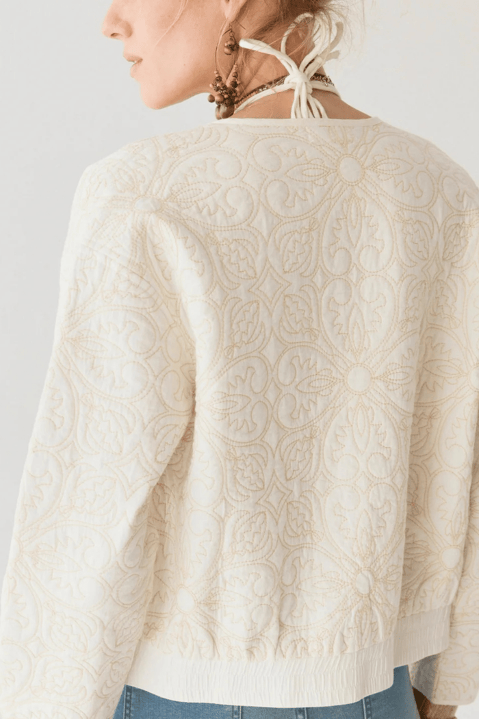 Maison Hotel Boticcelli Jacket - Tesela Ivory - Dotique - Maison Hotel