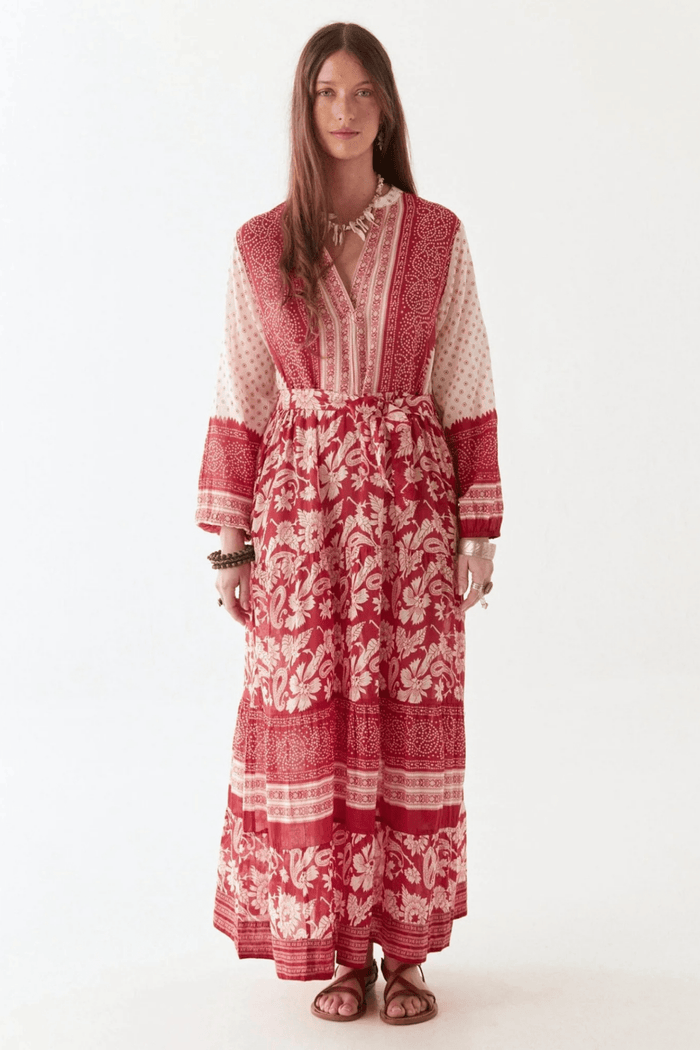Maison Hotel Macarena Dress - Buleria Sangria - Dotique - Maison Hotel