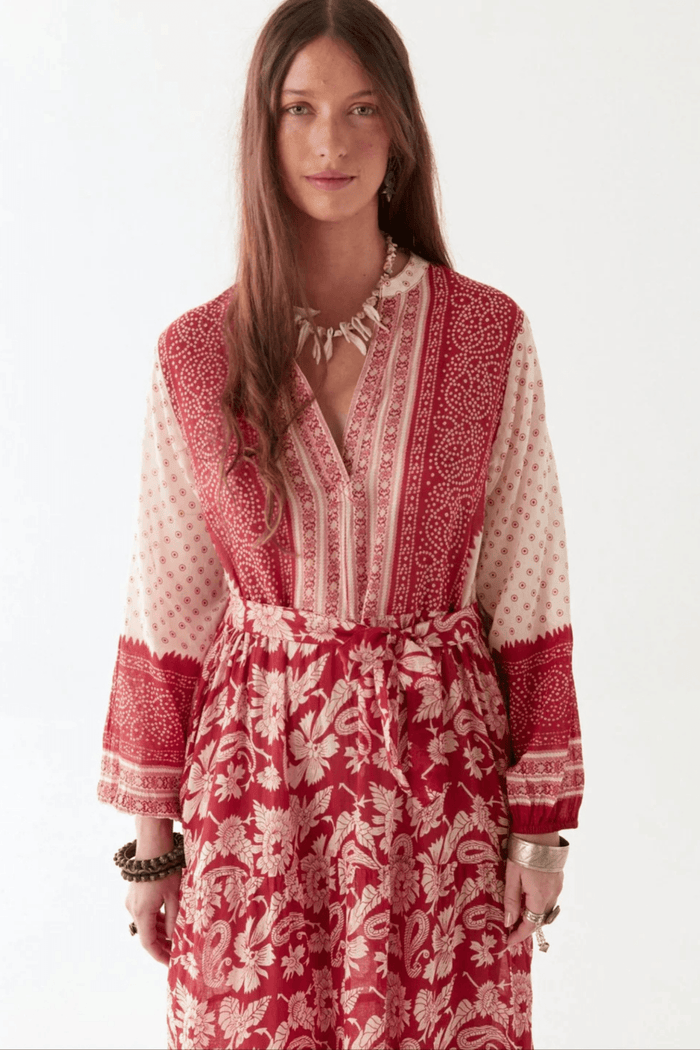 Maison Hotel Macarena Dress - Buleria Sangria - Dotique - Maison Hotel