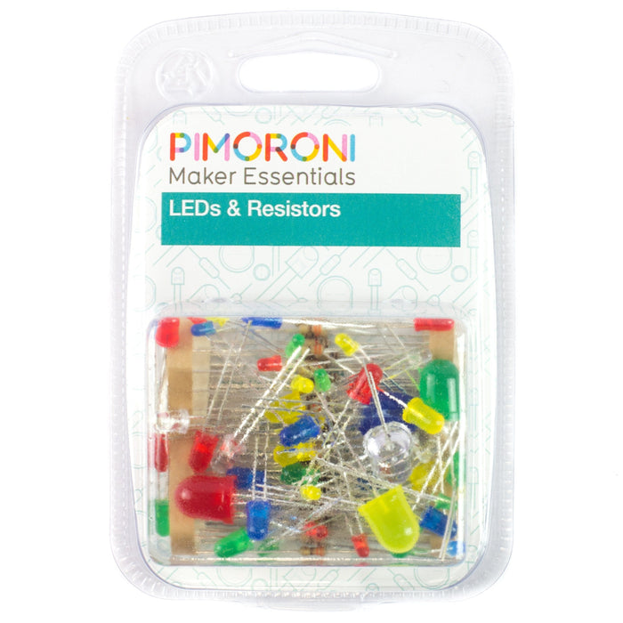 Maker Essentials - LEDs & Resistors by Pimoroni - The Pi Hut