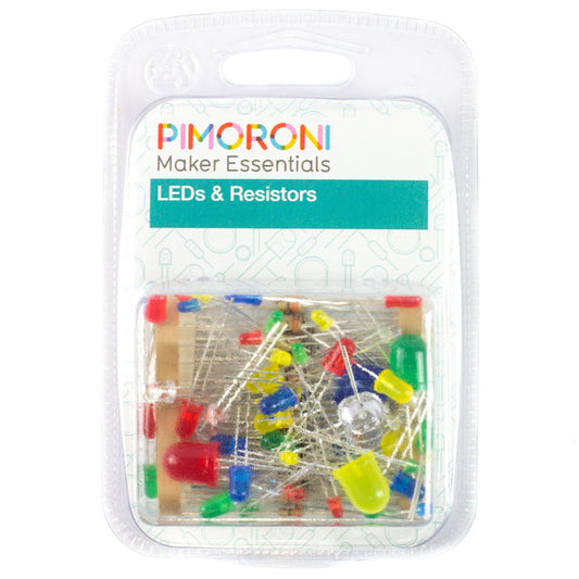 Maker Essentials - LEDs & Resistors by Pimoroni - The Pi Hut