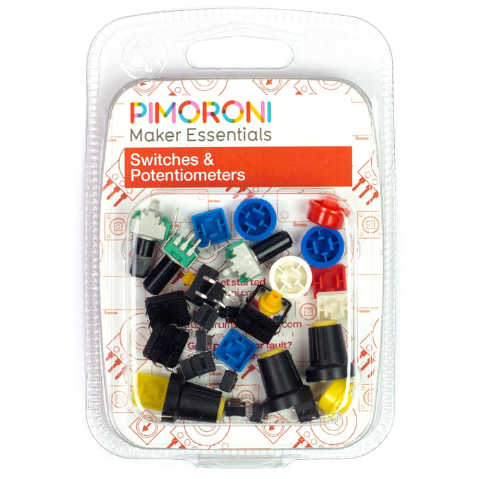 Maker Essentials - Switches & Potentiometers by Pimoroni - The Pi Hut
